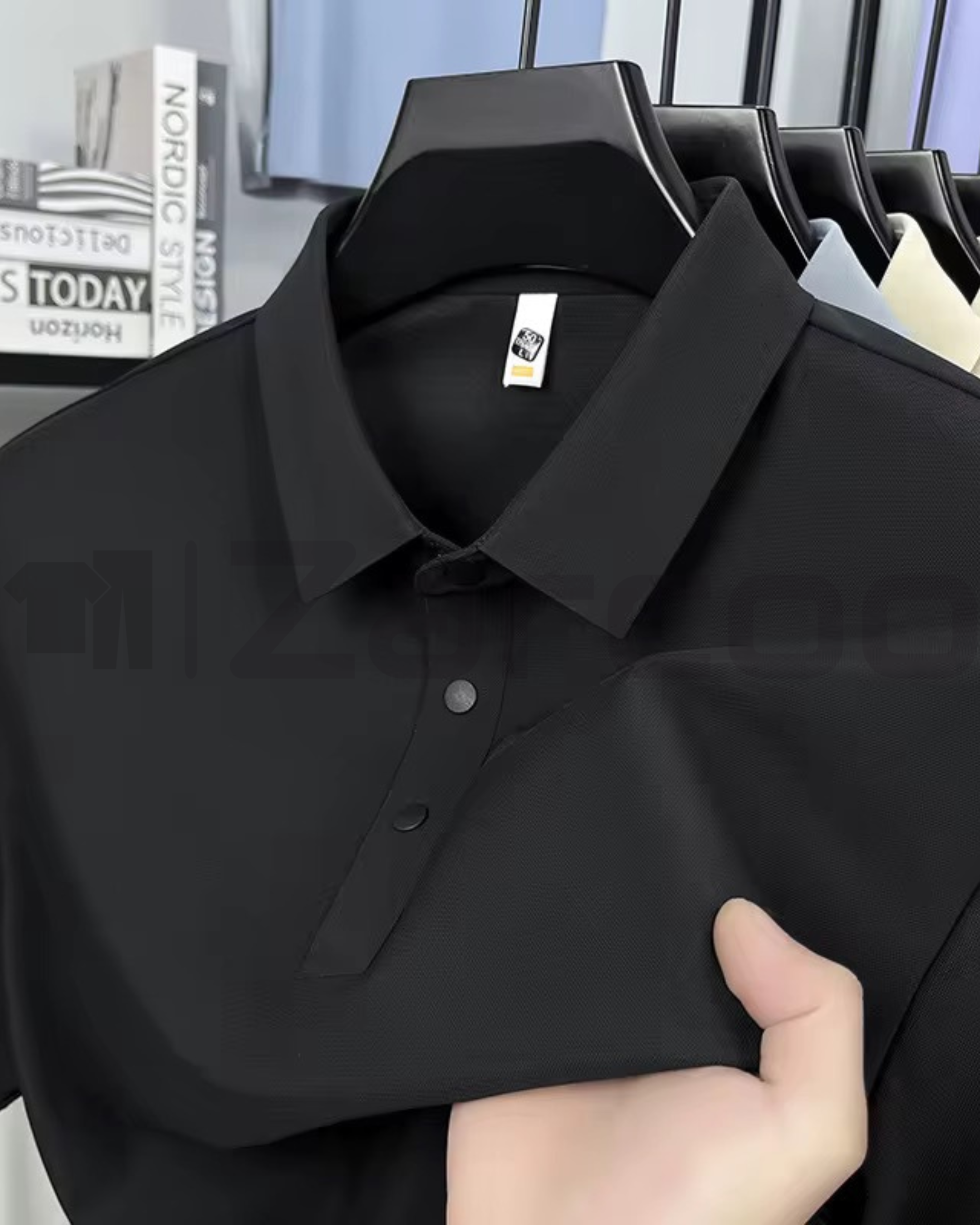 Imported Ice Silk Polo T-shirt Stitchless