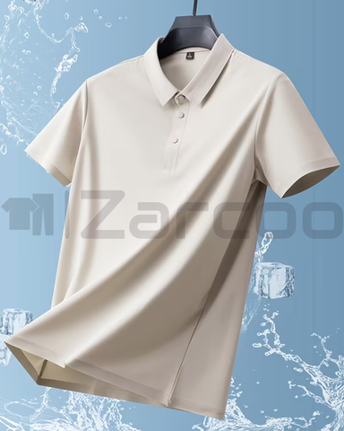 Imported Ice Silk Polo T-shirt Stitchless