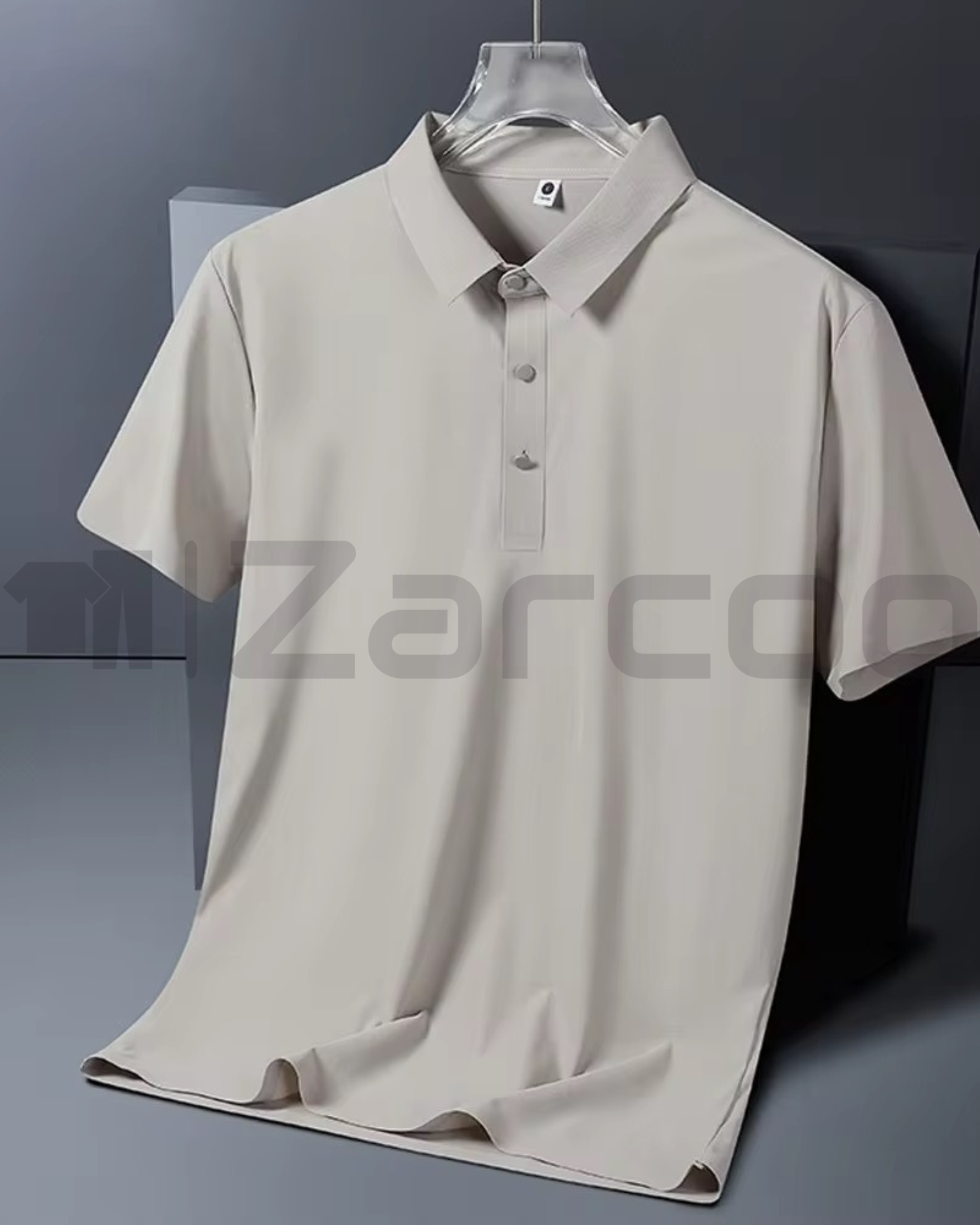 Imported Ice Silk Polo T-shirt Stitchless