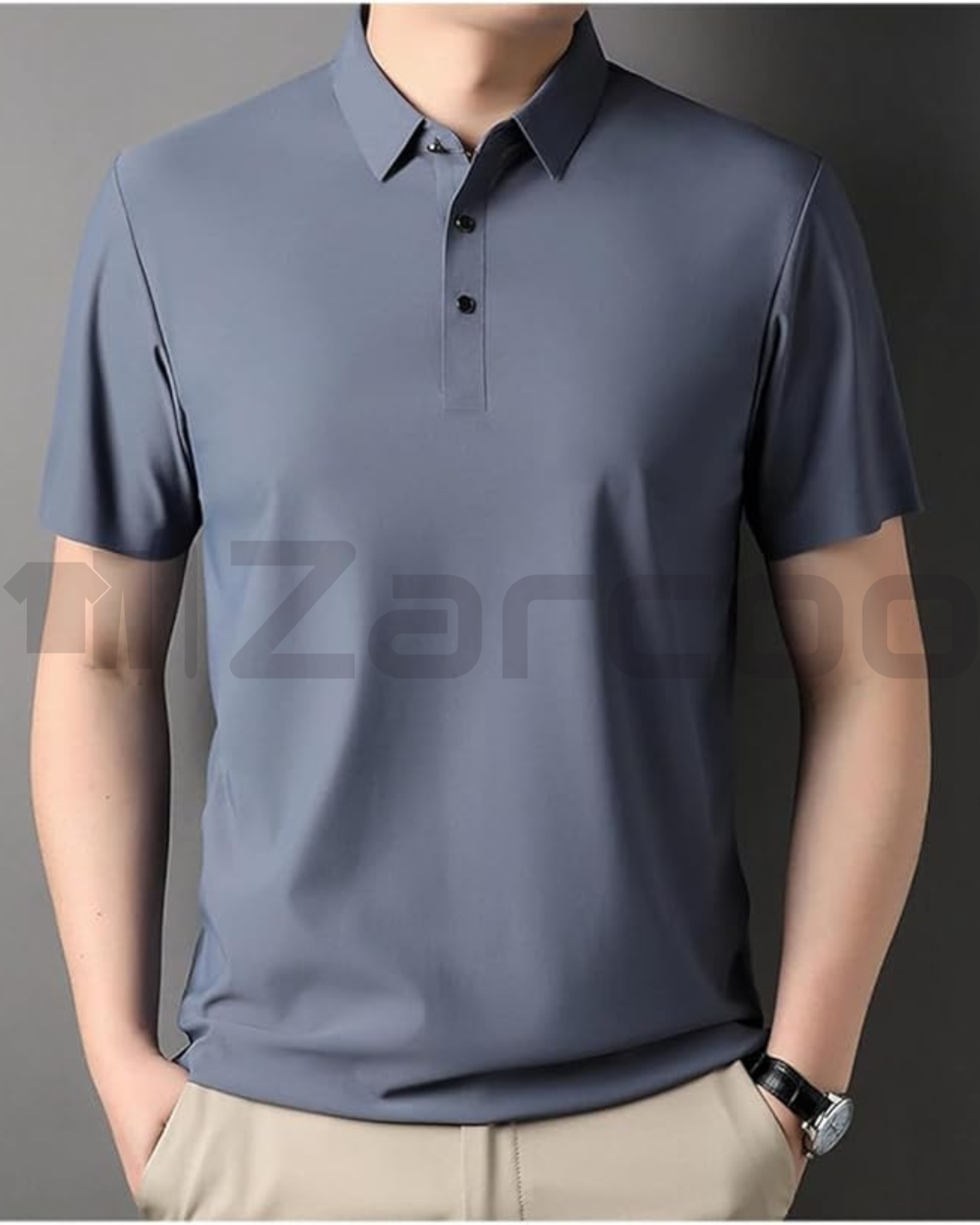 Imported Ice Silk Polo T-shirt Stitchless