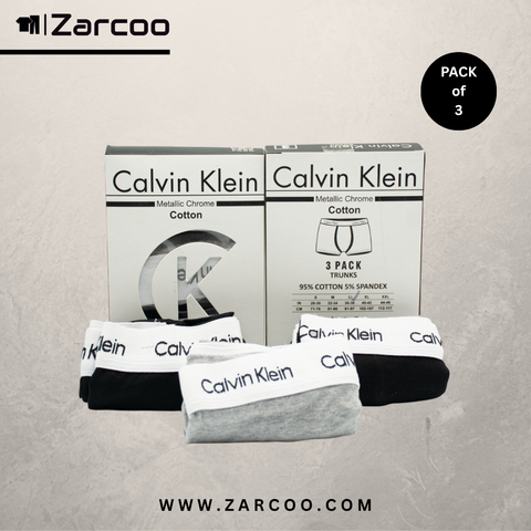 Zarcoo Branded C-a-l-v-i-n K-l-e-i-n Boxer (Pack Of 3)