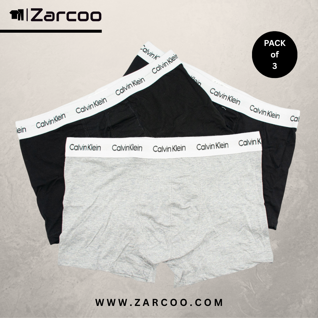 Zarcoo Branded C-a-l-v-i-n K-l-e-i-n Boxer (Pack Of 3)