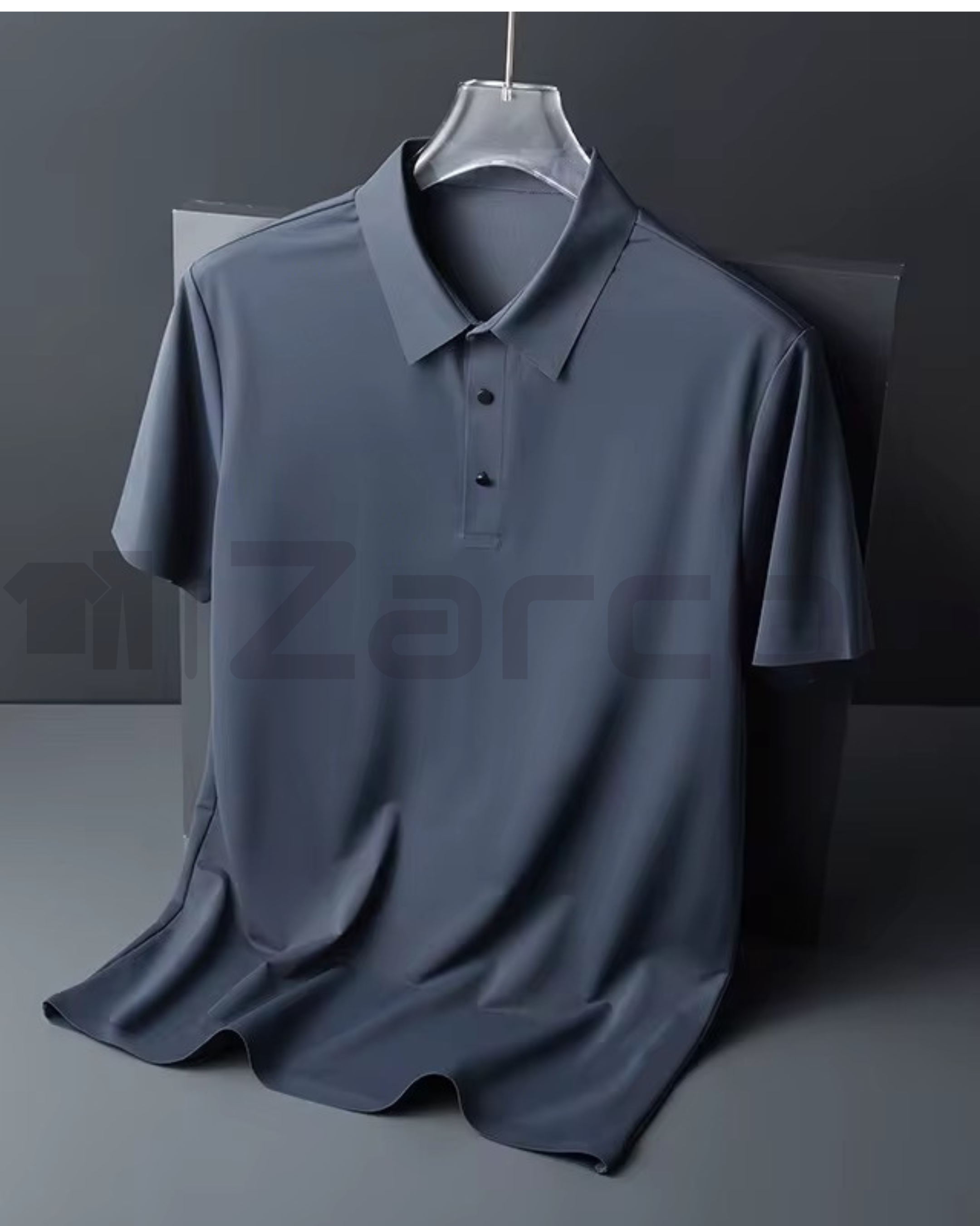 Imported Ice Silk Polo T-shirt Stitchless