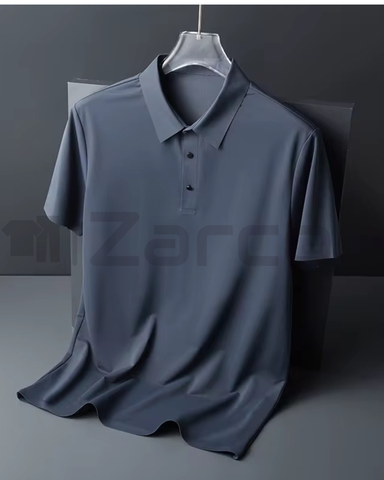 Imported Ice Silk Polo T-shirt Stitchless