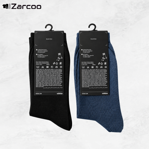 Zarcoo Branded A-d-s Crew Full Sock (Pack of 2)