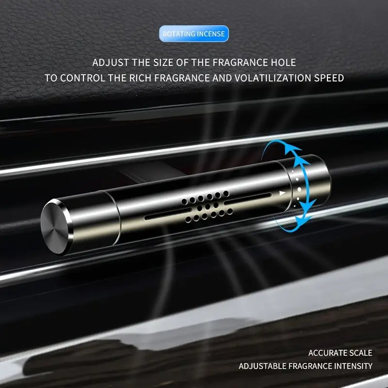 Car Air Fragrance Diffuser with 1 Fragrance Stick + 1 Essential Oil bottle