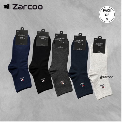 Imported Mid Crew Sock (Pack of 5)