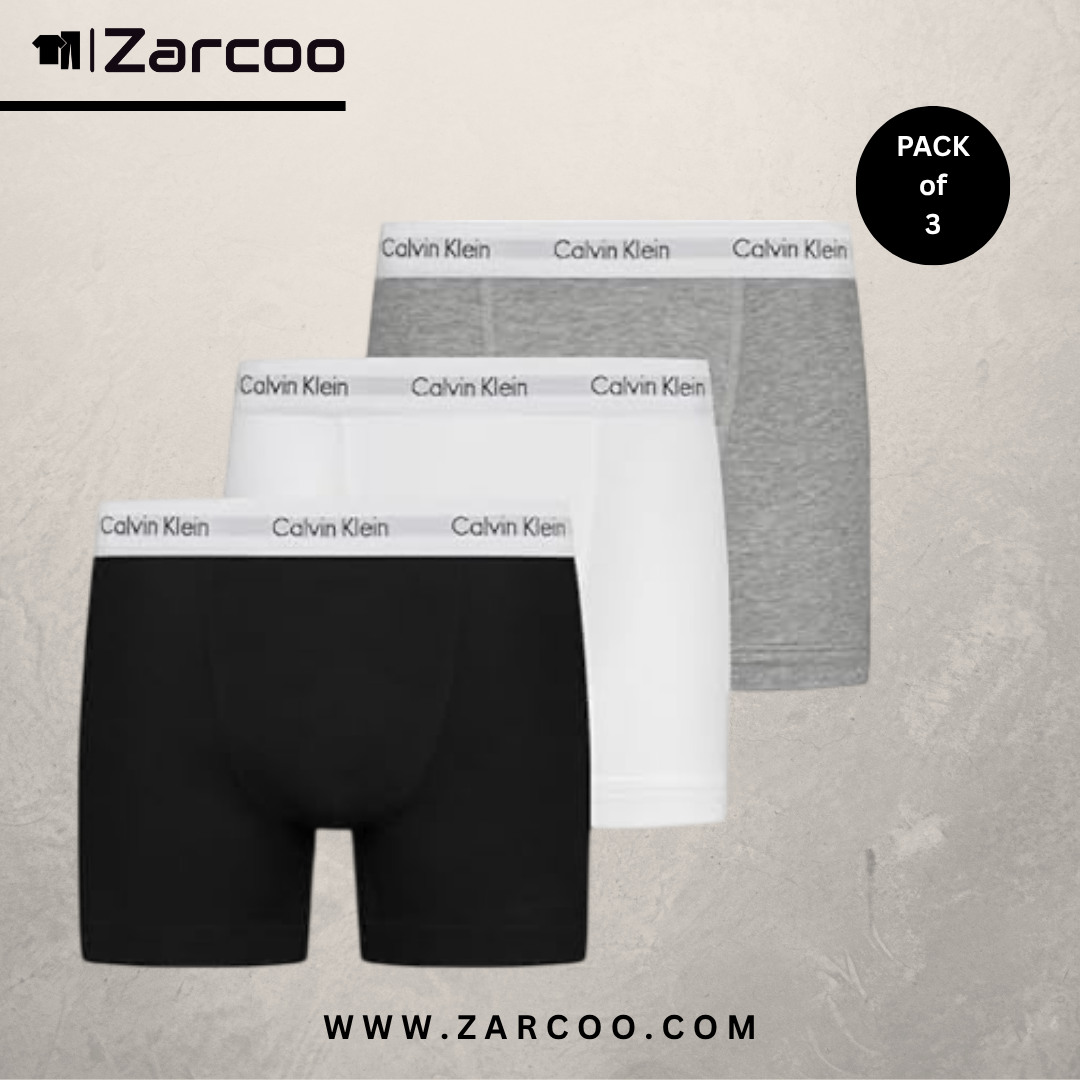 Zarcoo Branded C-a-l-v-i-n K-l-e-i-n Boxer (Pack Of 3)