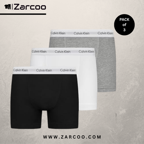 Zarcoo Branded C-a-l-v-i-n K-l-e-i-n Boxer (Pack Of 3)