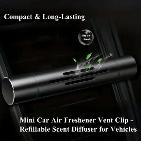 Car Air Fragrance Diffuser with 1 Fragrance Stick + 1 Essential Oil bottle