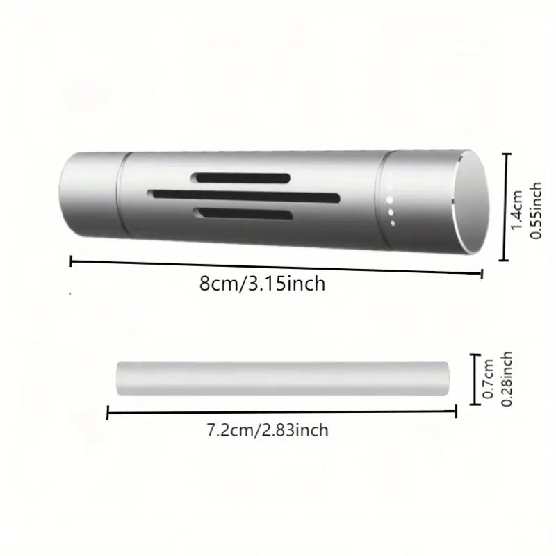 Car Air Fragrance Diffuser with 1 Fragrance Stick + 1 Essential Oil bottle